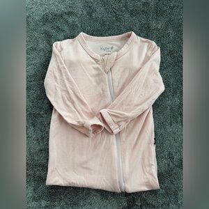 Kyte BABY Pink Zipper Footed Pajamas